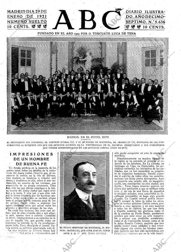 ABC MADRID 29-01-1921 página 3