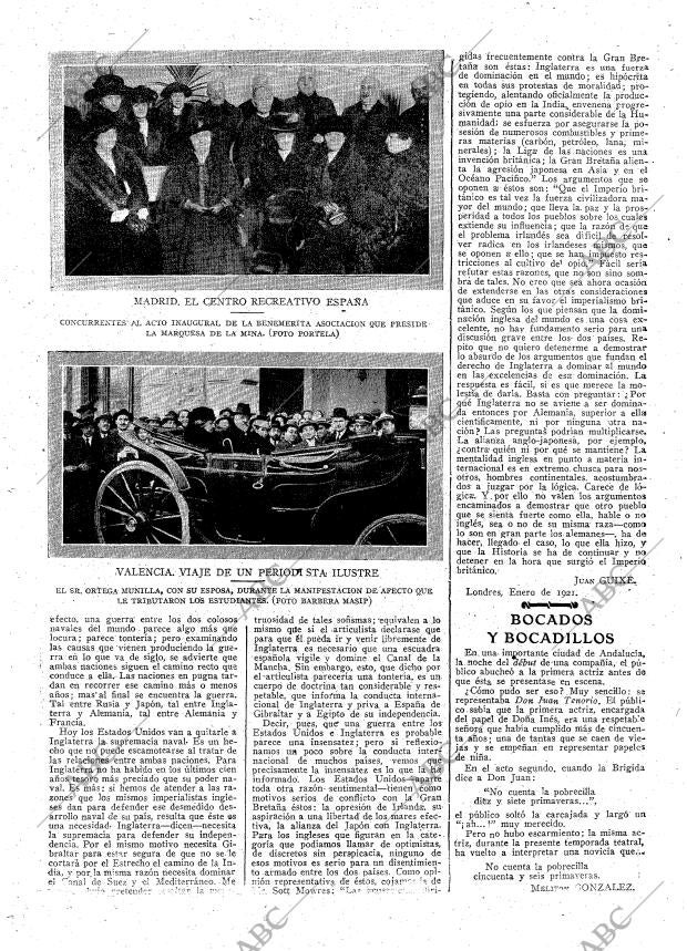 ABC MADRID 29-01-1921 página 6