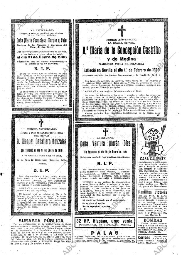 ABC MADRID 30-01-1921 página 29