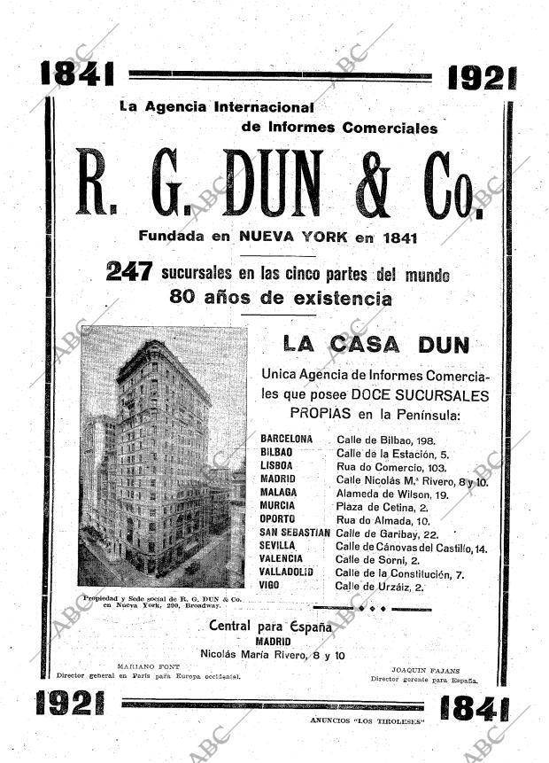 ABC MADRID 30-01-1921 página 32