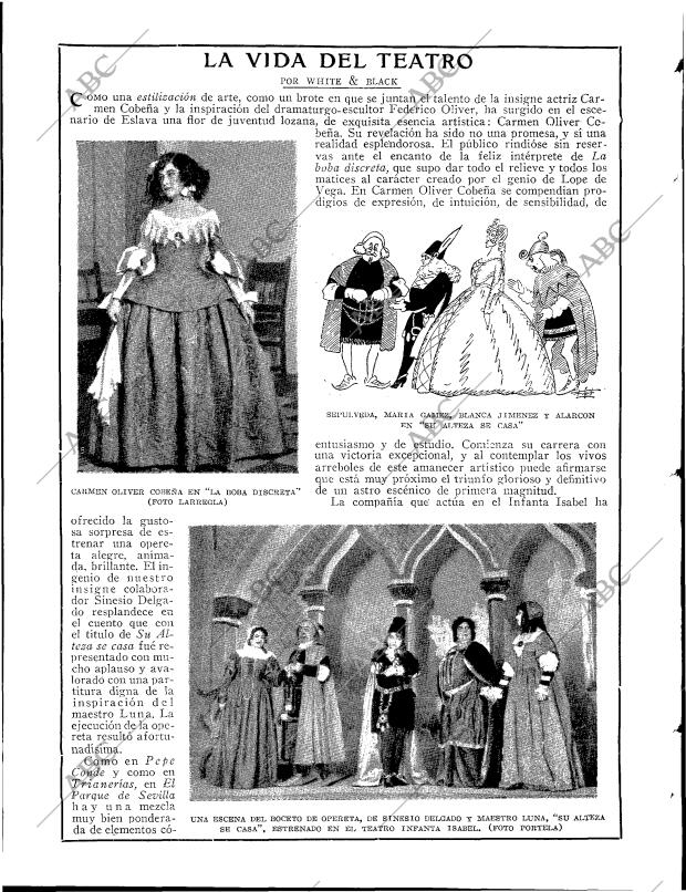 BLANCO Y NEGRO MADRID 30-01-1921 página 14