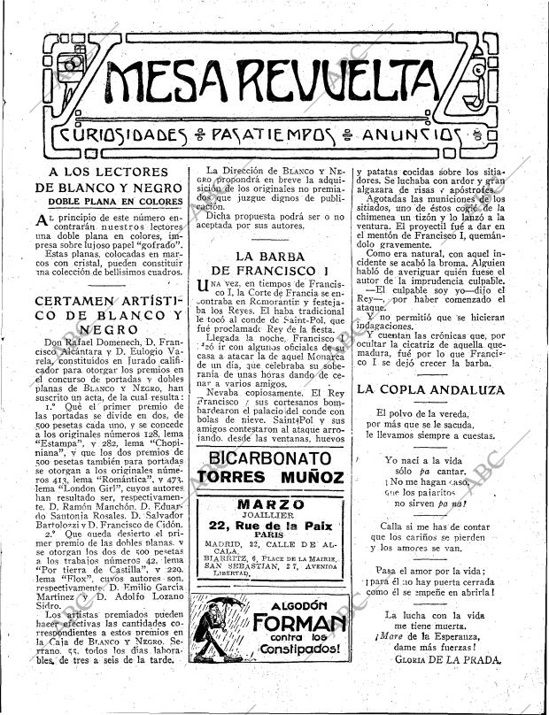 BLANCO Y NEGRO MADRID 30-01-1921 página 35