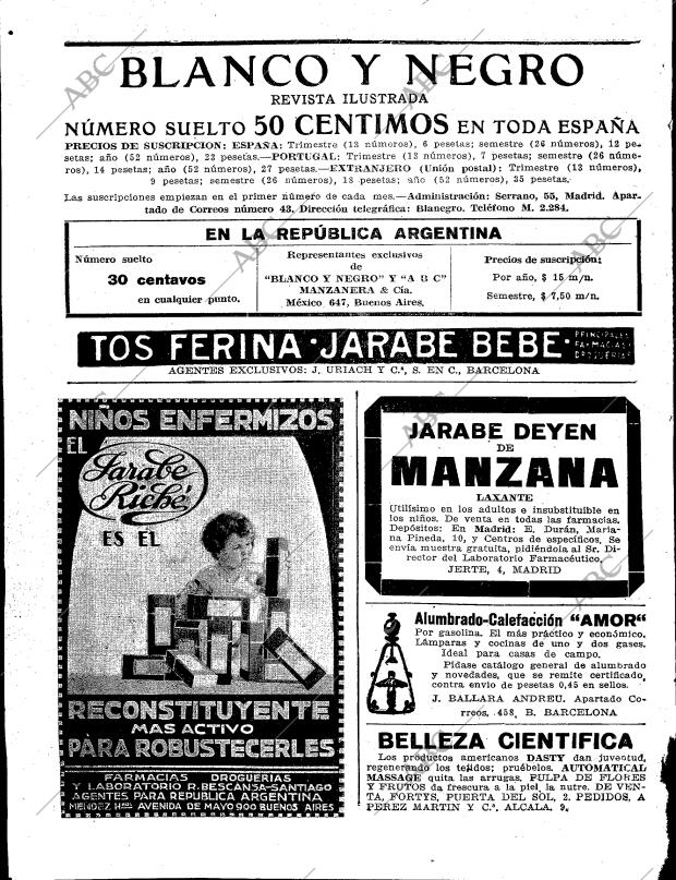 BLANCO Y NEGRO MADRID 30-01-1921 página 38