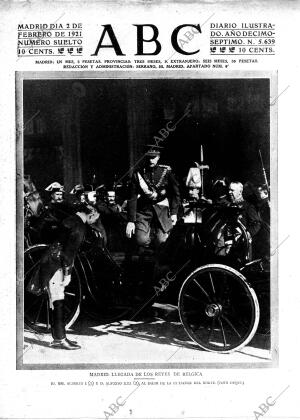 ABC MADRID 02-02-1921 página 1