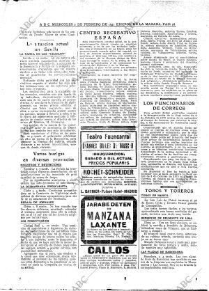 ABC MADRID 02-02-1921 página 16