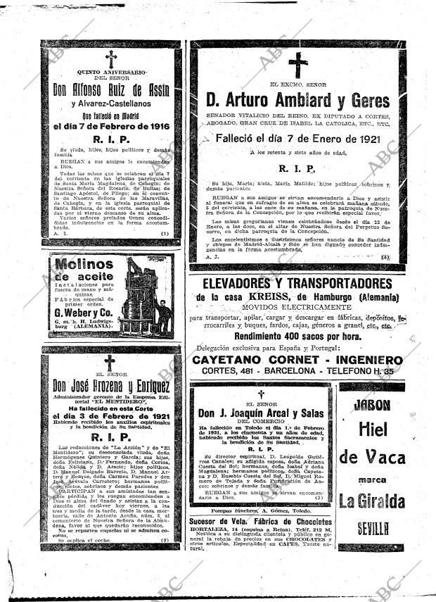 ABC MADRID 04-02-1921 página 24