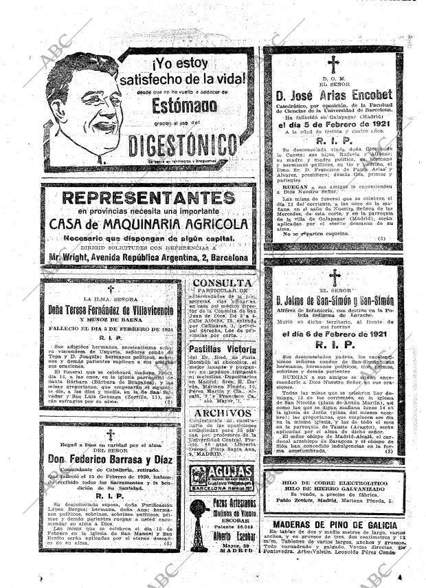 ABC MADRID 13-02-1921 página 22