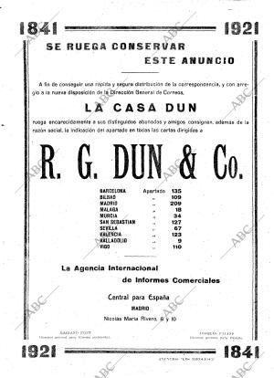 ABC MADRID 13-02-1921 página 28