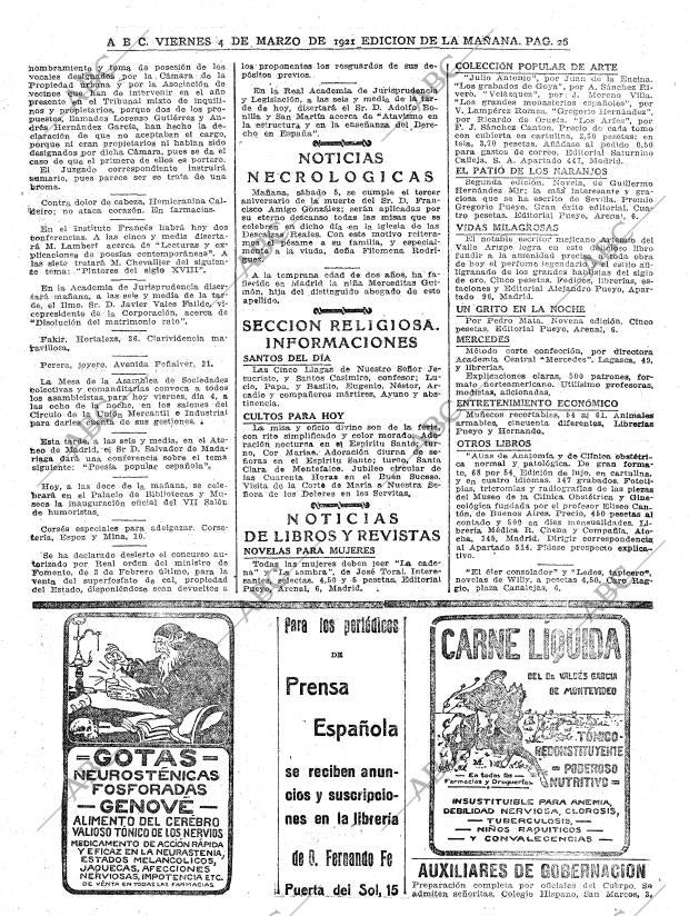 ABC MADRID 04-03-1921 página 24