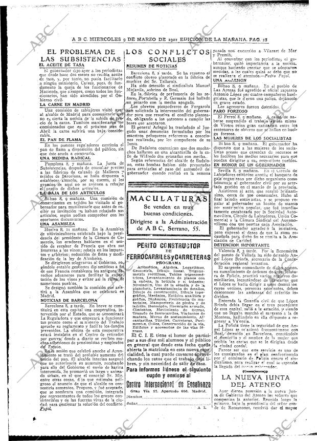 ABC MADRID 09-03-1921 página 18
