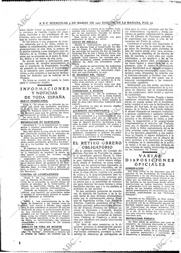 ABC MADRID 09-03-1921 página 20