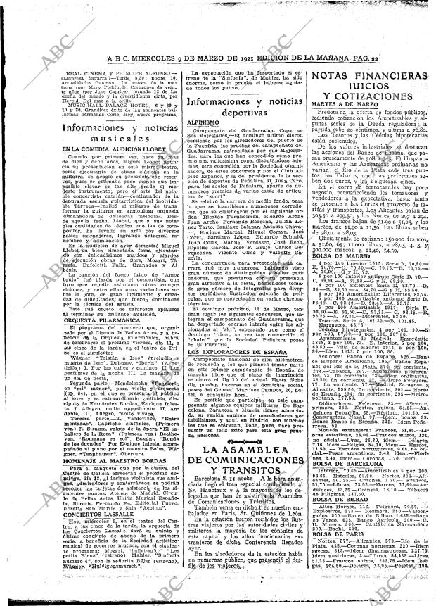 ABC MADRID 09-03-1921 página 22