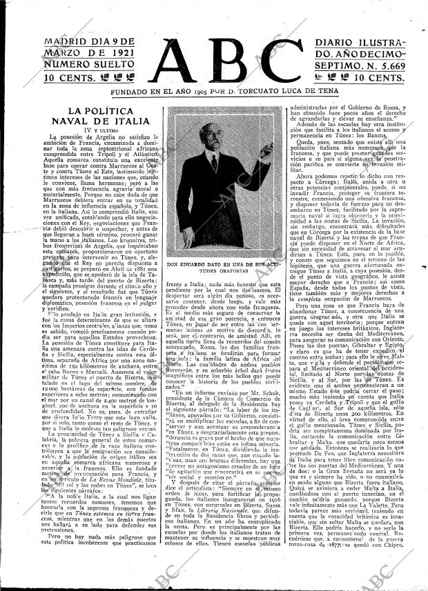 ABC MADRID 09-03-1921 página 3