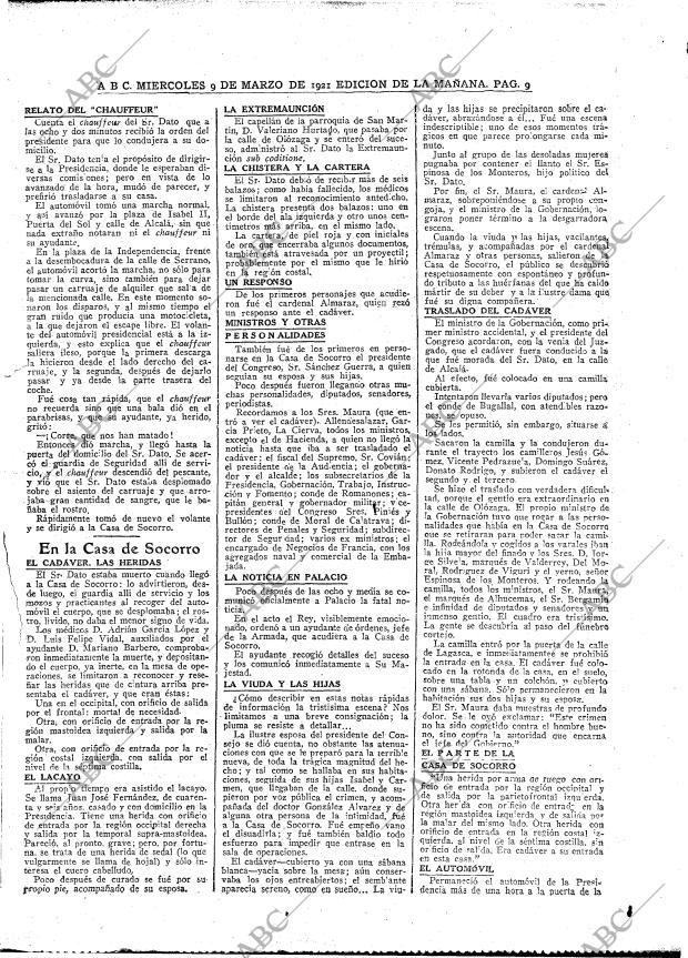 ABC MADRID 09-03-1921 página 9