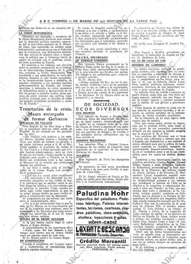 ABC MADRID 11-03-1921 página 12