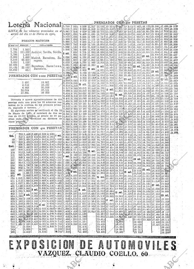 ABC MADRID 11-03-1921 página 20