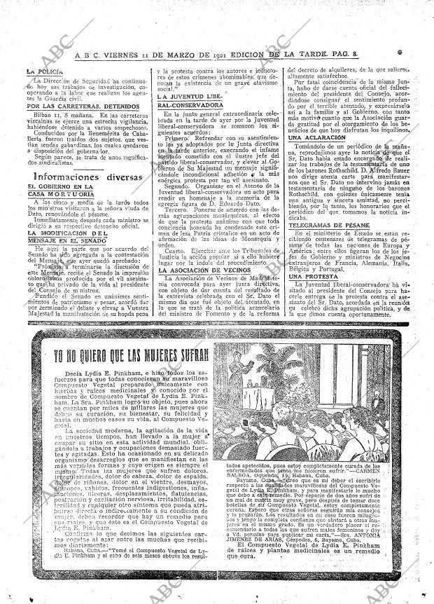 ABC MADRID 11-03-1921 página 8