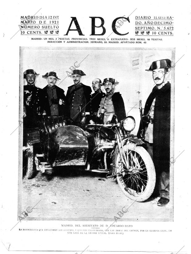ABC MADRID 12-03-1921 página 1