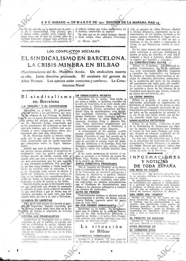ABC MADRID 12-03-1921 página 14