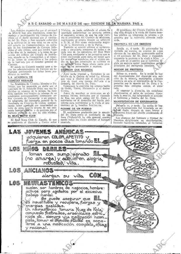 ABC MADRID 12-03-1921 página 9