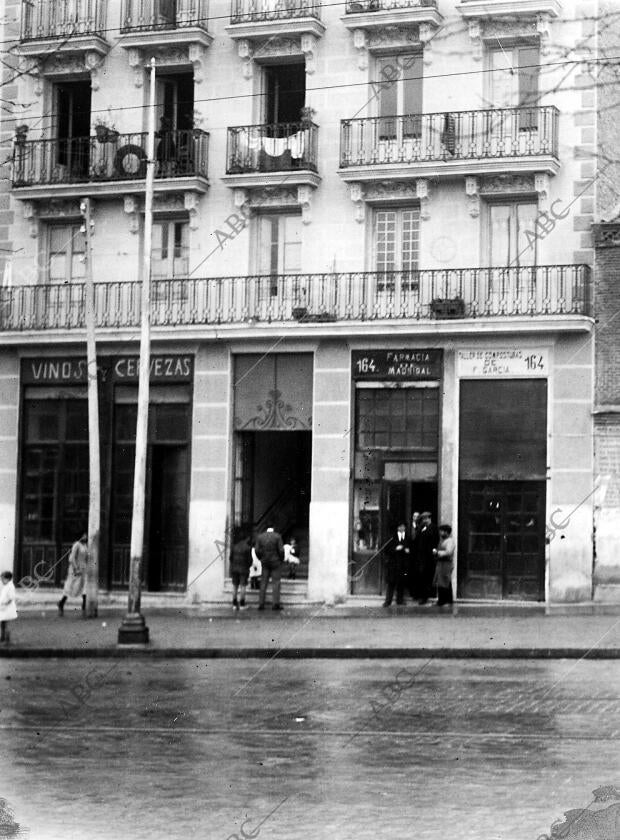 En la imagen, la fachada de la casa, en cuyas habitaciones del piso bajo...