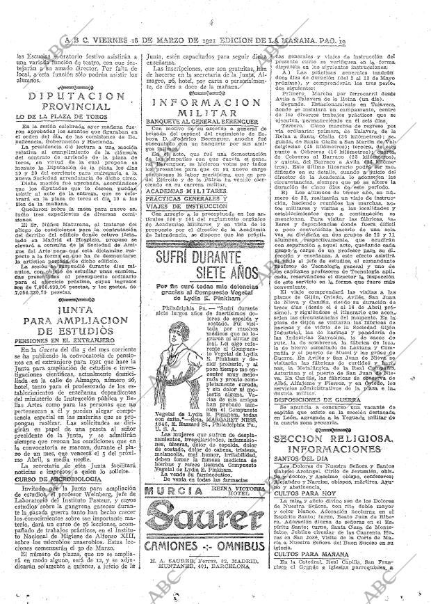 ABC MADRID 18-03-1921 página 19