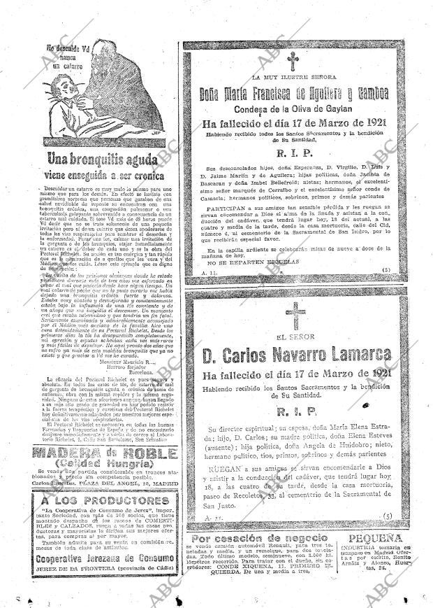 ABC MADRID 18-03-1921 página 25
