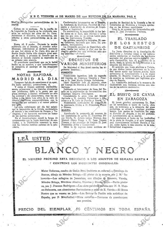 ABC MADRID 18-03-1921 página 8