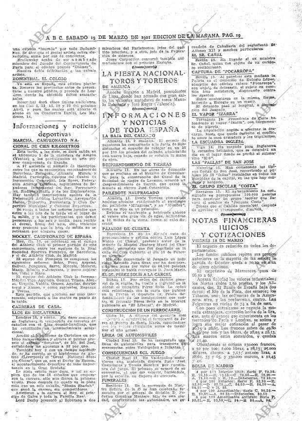 ABC MADRID 19-03-1921 página 19