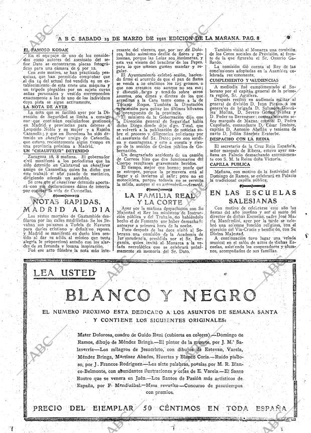 ABC MADRID 19-03-1921 página 8