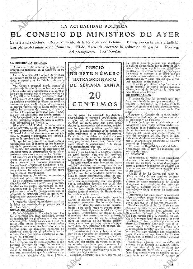 ABC MADRID 24-03-1921 página 15