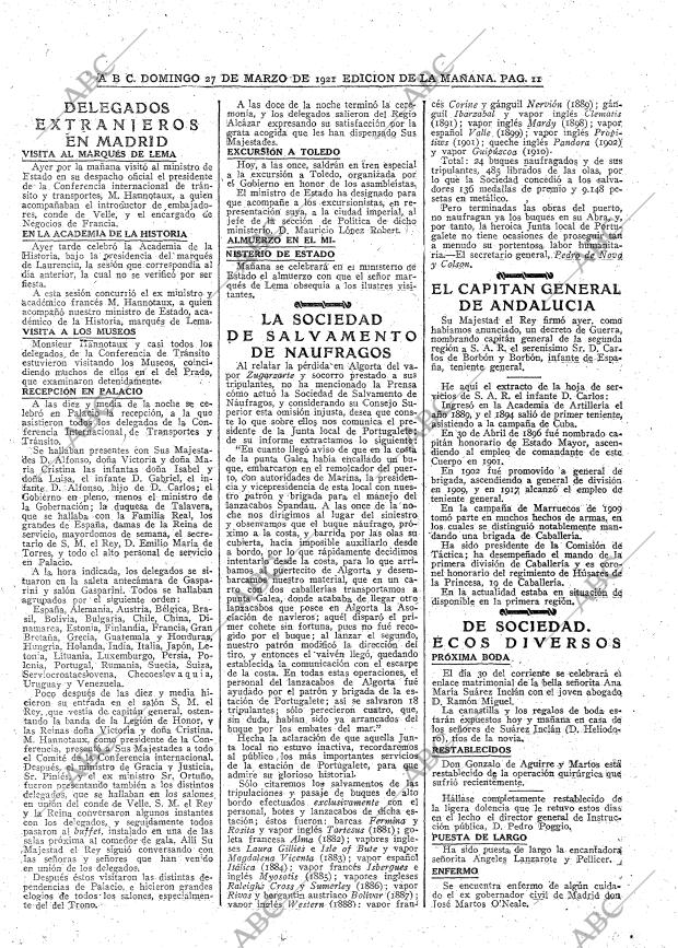 ABC MADRID 27-03-1921 página 11