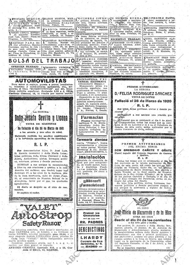 ABC MADRID 27-03-1921 página 25