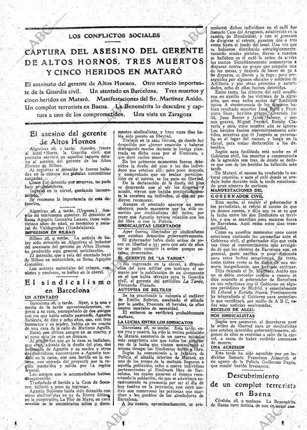 ABC MADRID 29-03-1921 página 15