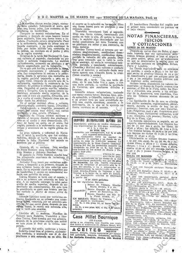 ABC MADRID 29-03-1921 página 20