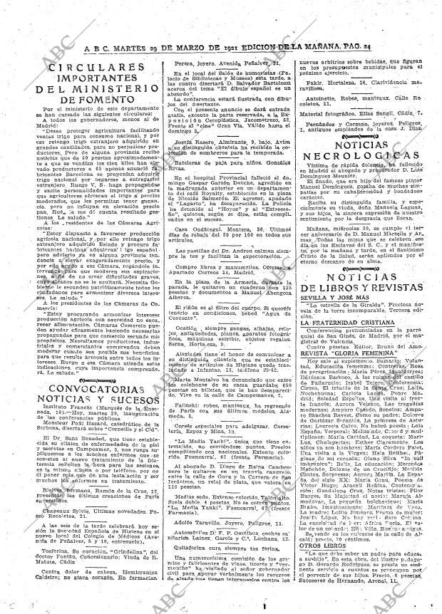 ABC MADRID 29-03-1921 página 24