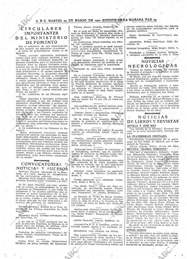 ABC MADRID 29-03-1921 página 26