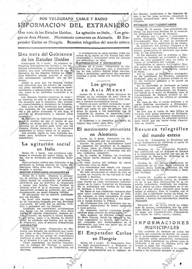 ABC MADRID 30-03-1921 página 15