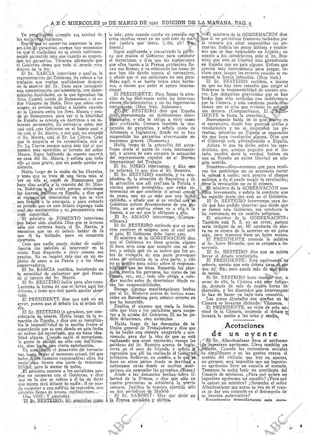 ABC MADRID 30-03-1921 página 9