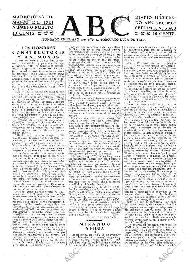 ABC MADRID 31-03-1921 página 3
