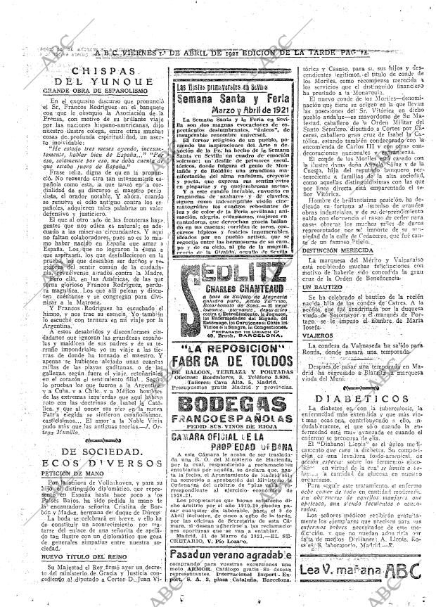 ABC MADRID 01-04-1921 página 14