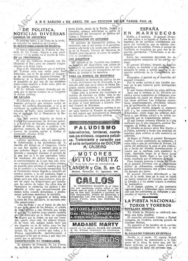 ABC MADRID 02-04-1921 página 18