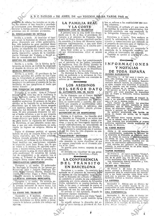 ABC MADRID 02-04-1921 página 20