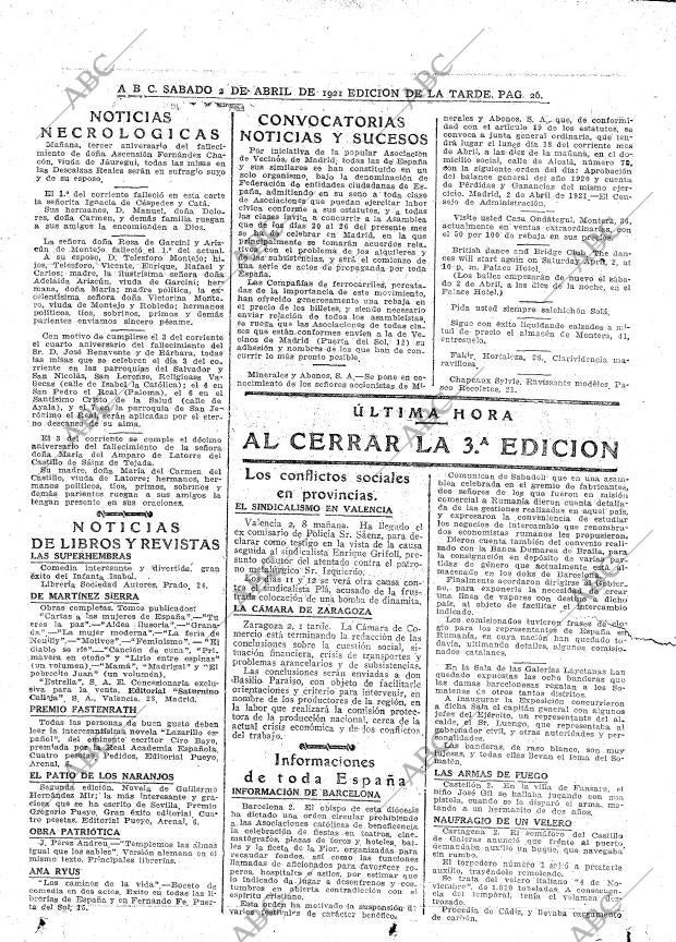 ABC MADRID 02-04-1921 página 26