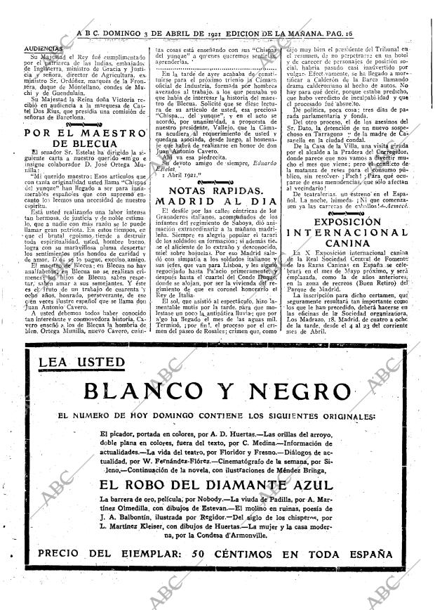 ABC MADRID 03-04-1921 página 16