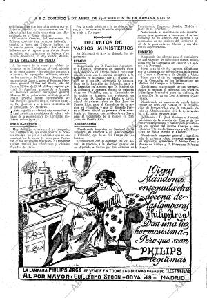 ABC MADRID 03-04-1921 página 20