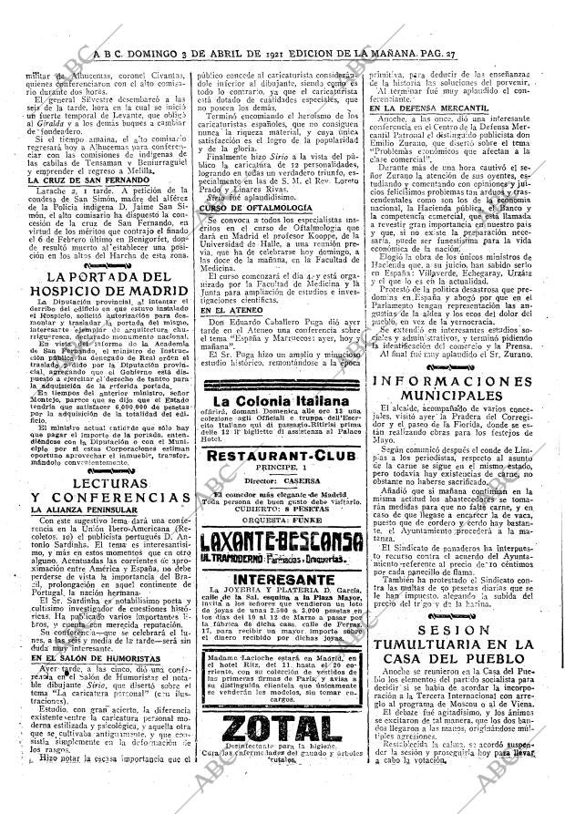 ABC MADRID 03-04-1921 página 27