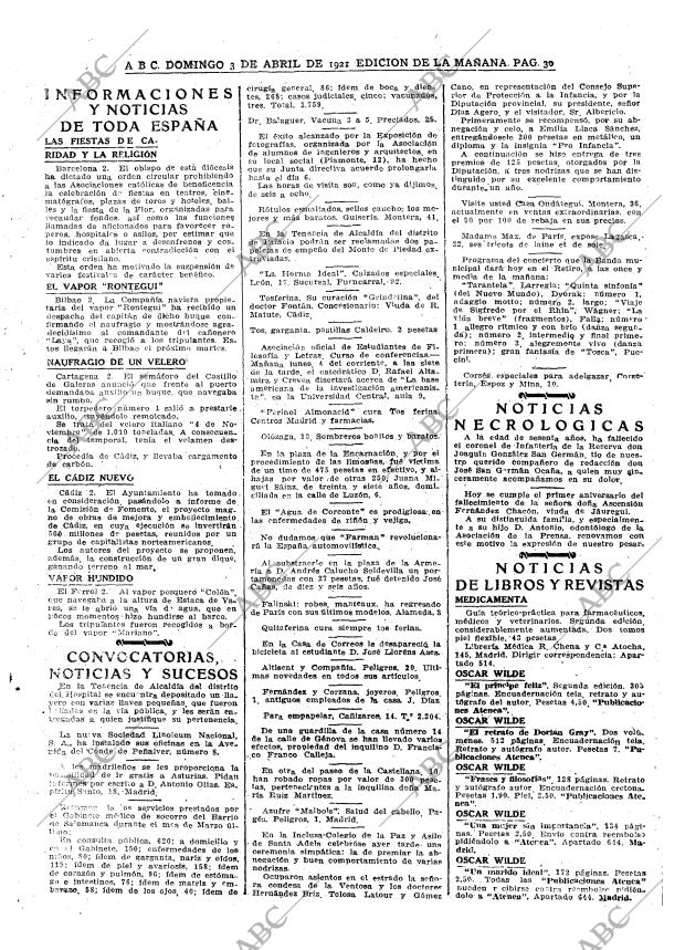 ABC MADRID 03-04-1921 página 30