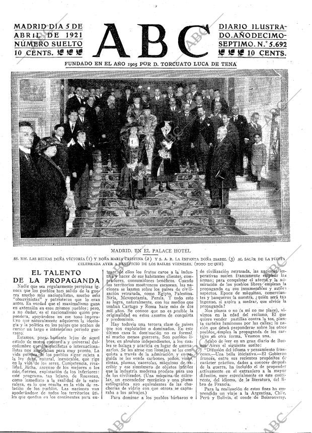 ABC MADRID 05-04-1921 página 3