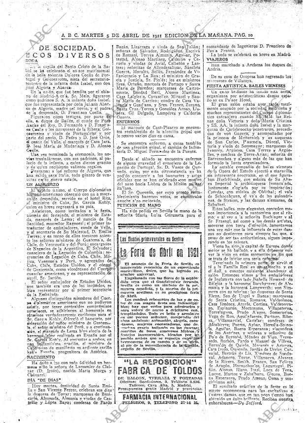 ABC MADRID 05-04-1921 página 8